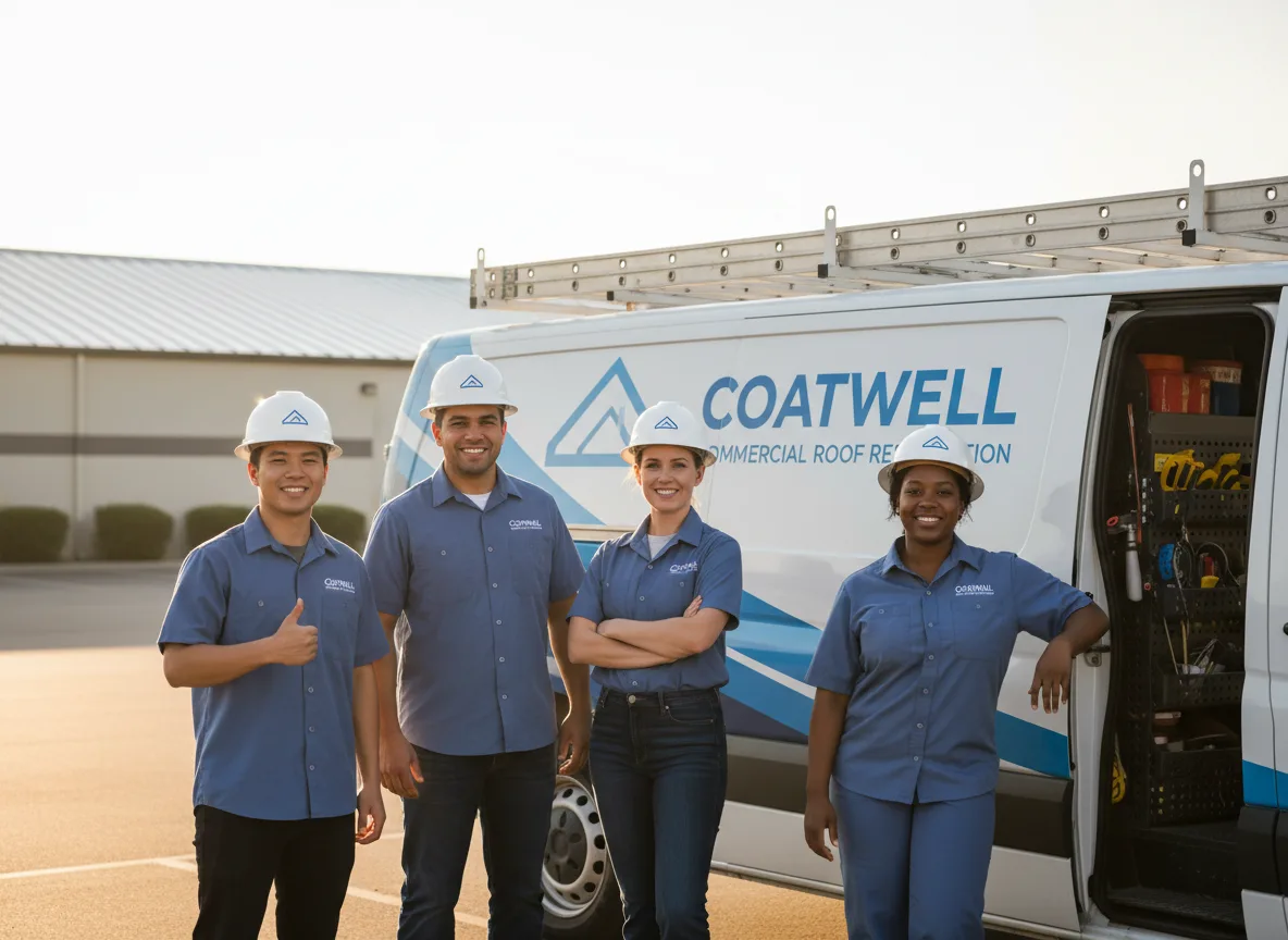 Commercial roof coating company in Cee Vee, TX